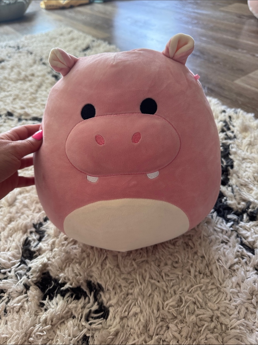 Squishmallows Pink Hippo Plush